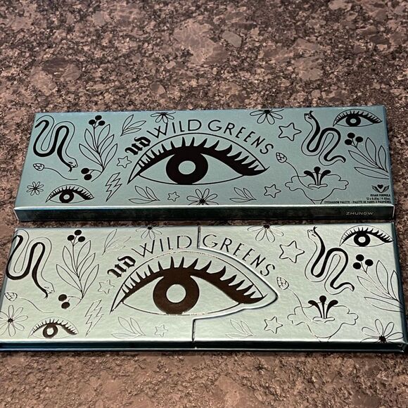 Urban Decay WILD GREENS EYESHADOW PALETTE intense pigment w/earth toned neutrals - Picture 9 of 9